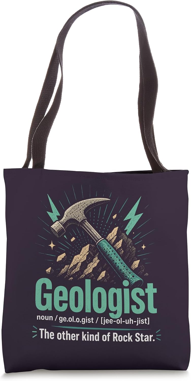 Geologist Rock Hammer Geology Tools Mineral Exploration Tote Bag