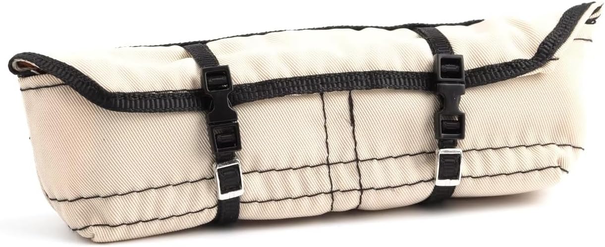 RC Crawler Car Replica Bag Simulation Roof Travel Bag Scale Decoration Luggage Bag for 1/10 1/16 1/18 SCX10 TRX4 TRX4M WPL (White)