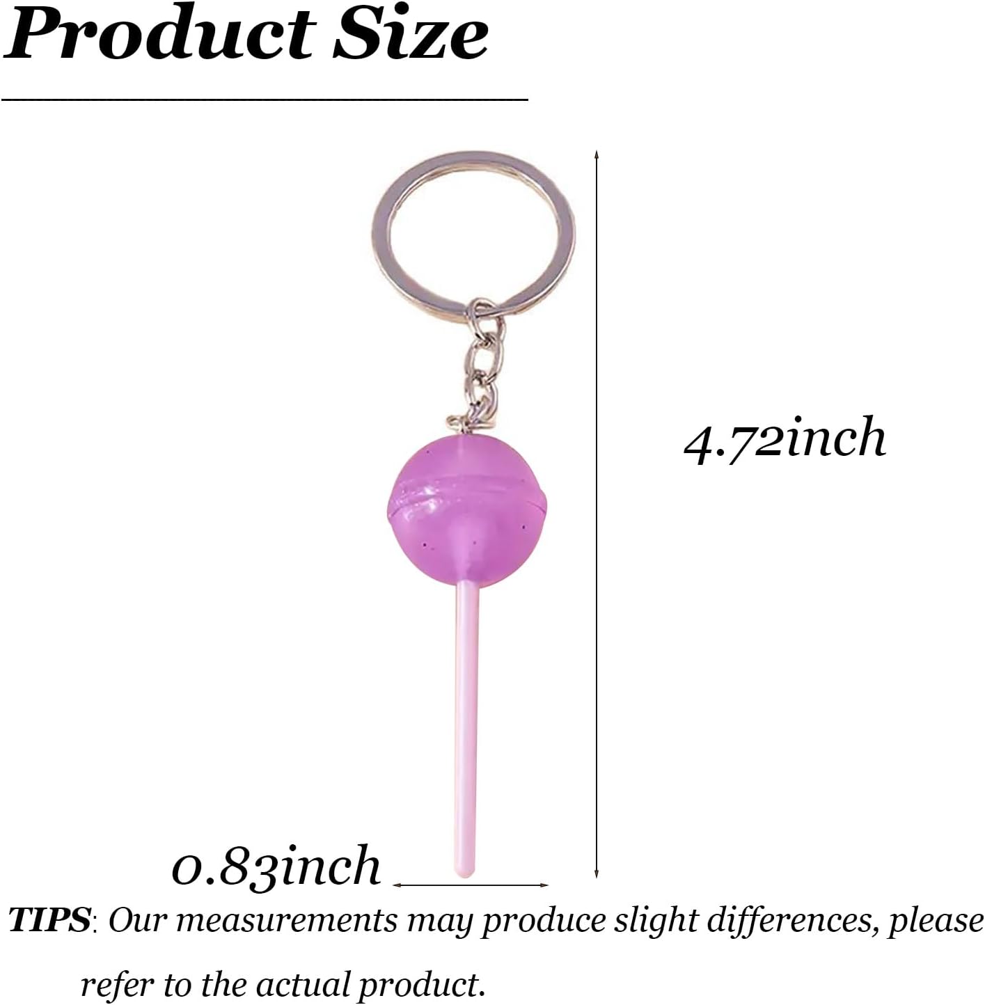 Angyape Bag Charms Purse Charms for Handbags Cute Funny Mini Lollipop Keychain Car Key Chain Accessories Gifts for Women - Image 6