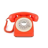 GPO 746 Rotary Telefono Fisso Retro anni ‘70, Telefono Classico con Interruttore per Suoneria