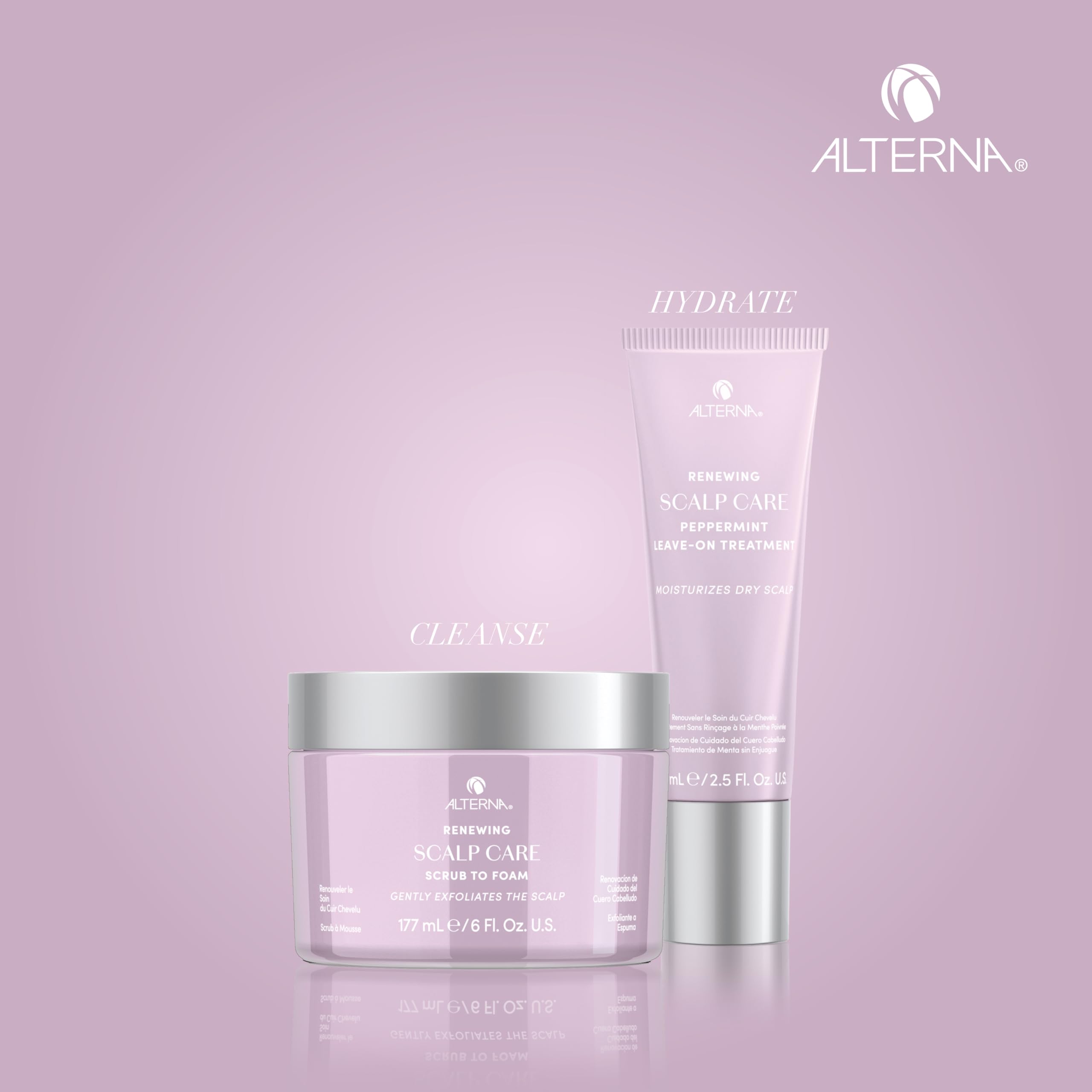 Alterna Haircare Renewing Scalp Care Peppermint Leave on Scalp and Hair Treatment, 2.5 Fl Oz Lightweight and Fast Absorbing to Moisturize and invigorate Scalp
