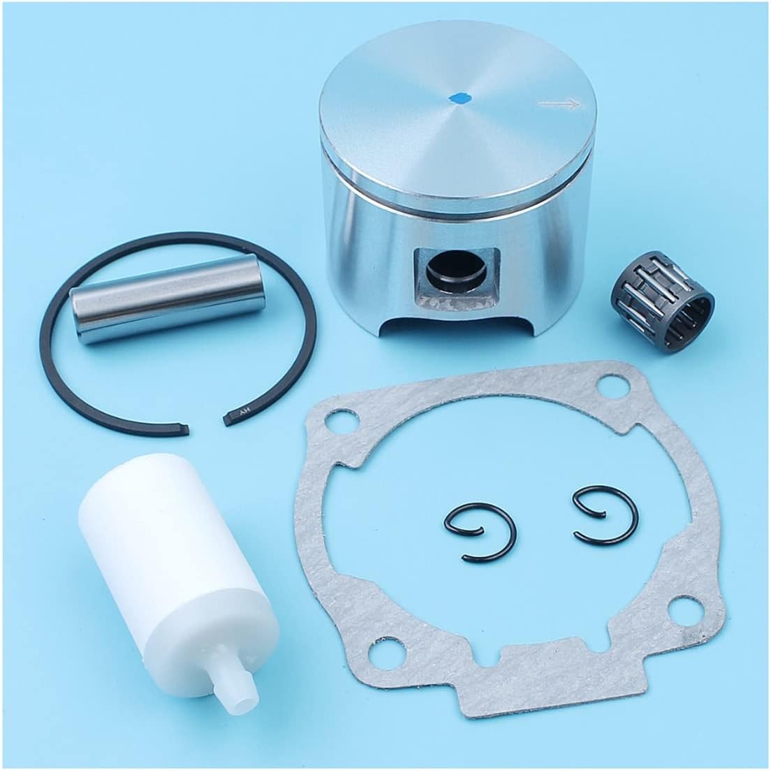 Patio, Lawn & Garden Piston 46MM Ring Pin Needle Bear Kit for 51 55 2054 2055 Chainsaw 503608171,503608101 Outdoor Powertool Parts & Accessories