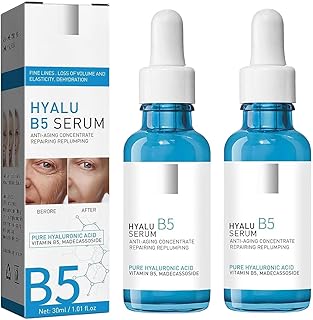 Hyalu B5 Serum, Stock Solution Facial Serum, Anti Aging Face Serum, Face Tightening Fade Fine Lines (30ml*2pcs)