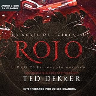 Rojo Audiolibro Por Ted Dekker arte de portada