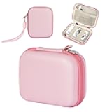 Digital Camera Case: Small Cute Pouch for Kodak pixpro fz55 fz45, Canon ixus 285 Hs Elph 360, Nikon s6900, Sony dsc w830, Camkory dc403, Compact Camera Accessories for Girl (Pink)