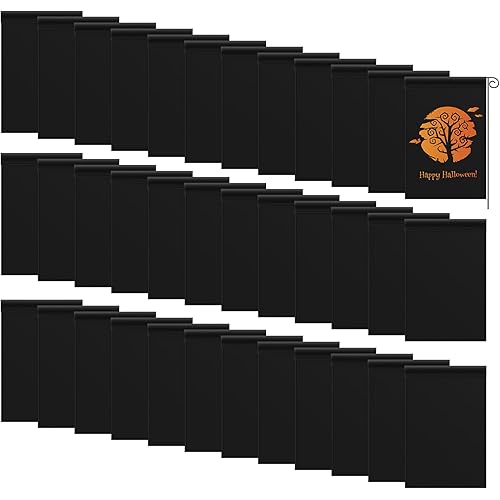 Sublimation Blank Garden Flag DIY Lawn Garden Flags Polyester Banners Flag for Vinyl(HTV), Indoor Outdoor Courtyard Decoration 12 x 18 Inches