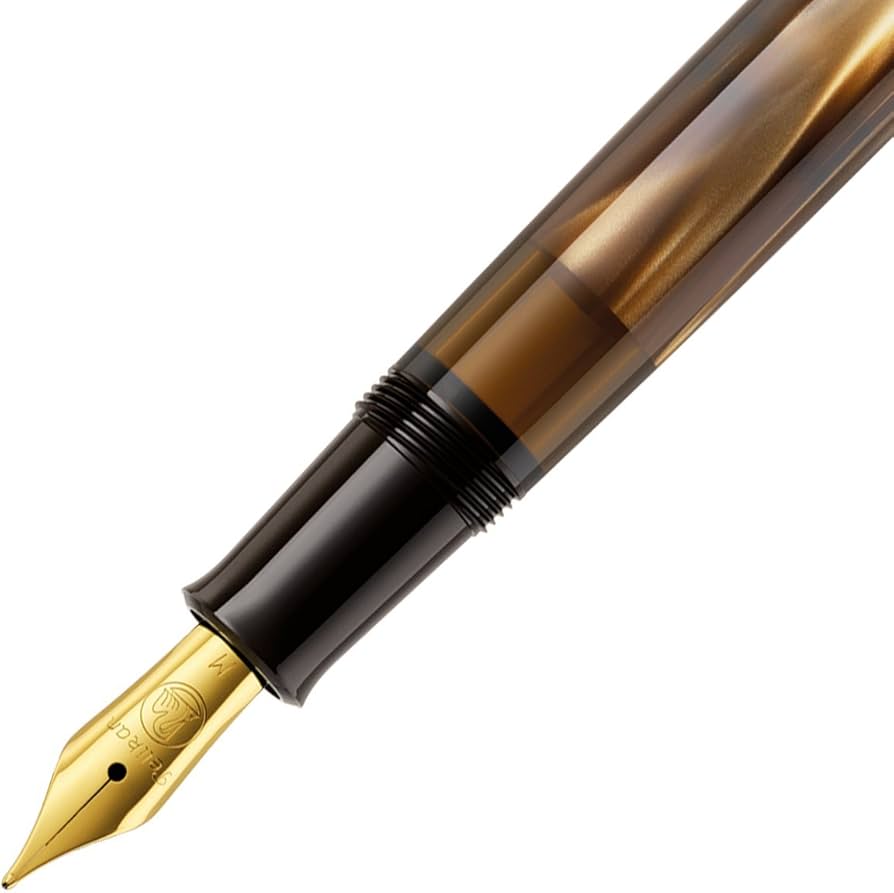 Pelikan Fine-Writing 808828 Classic M200 Piston Fountain Pen Brown