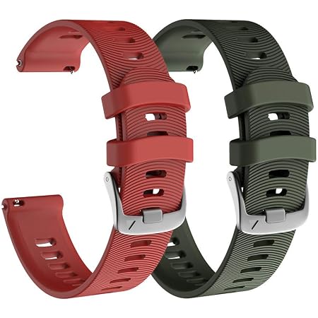 NotoCity Correa para Garmin Forerunner 245/645, 20mm Repuesto de Correa  Reloj de Silicona para Garmin Vivoactive 3/Huawei Watch 2/Amazfit  Bip/Samsung Galaxy Watch 42mm/Gear Sport/Active : Amazon.es: Electrónica