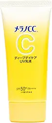 Rohto Melano CC UV Milk 50g - Protetor Solar Facial com Vitamina C FPS 50 - Protege e uniformiza a pele