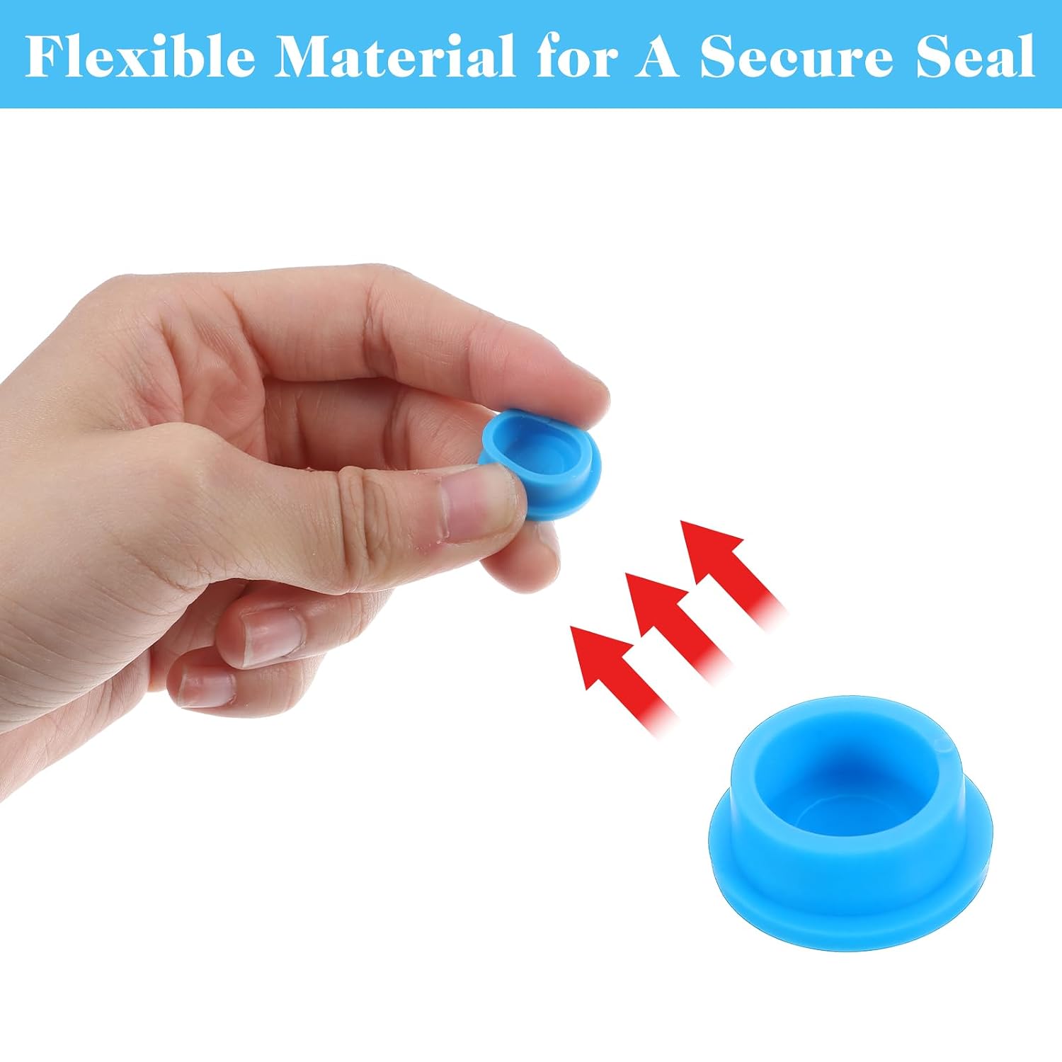 Ptwola 18PCS Peptide Vial Caps Silicone Protective Cap 3ml Glass Vial Caps