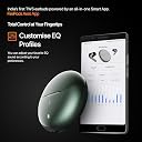 Fire-Boltt Aero TWS Earbuds Custom EQ, Wireless Bluetooth 5.4, Music & App Support, 50H Playtime, Fast Charging Case, 50ms Low Latency for Gaming, Touch Controls, IPX4 Waterproof, Clear Calls - Green gallery image