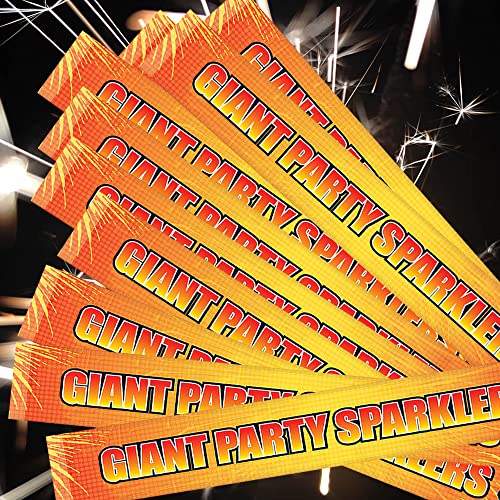 Inevitable Party Pack of 100 x 40cm (16) Giant Handheld Sparklers - Great for Weddings, Birthday Parties, Halloween, Bonfire Night, Christmas and New Year