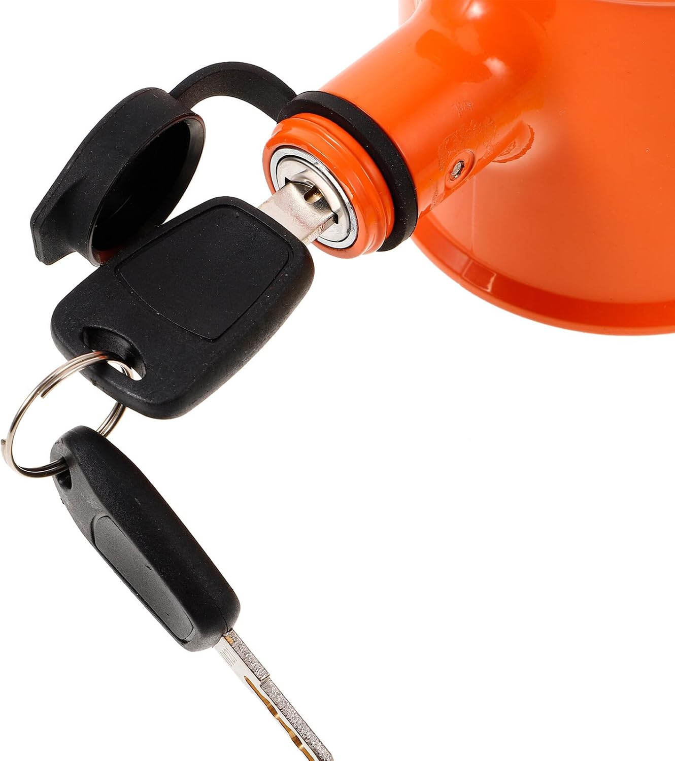 Heavy Duty Trailer Lock with Pin Security Anti-Theft Coupler Lock for Rv Travel Trailers with Warning Tag and Sturdy Steel Construction