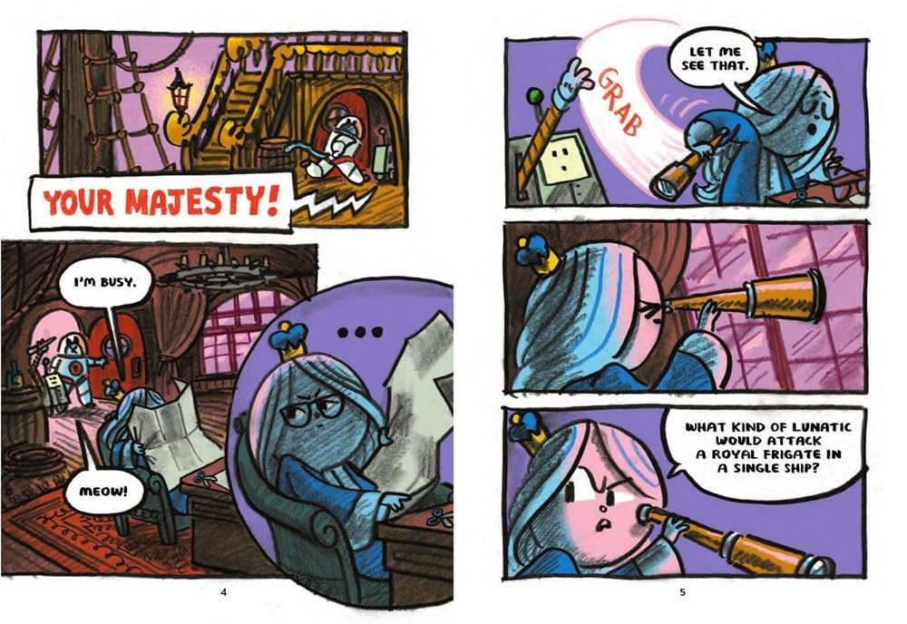 The First Cat in Space and the Baby Pirate’s Revenge: A Graphic Novel – A Swashbuckling Pirate Adventure about Mutiny and Betrayal for Kids (Ages 8-12) - Image 3