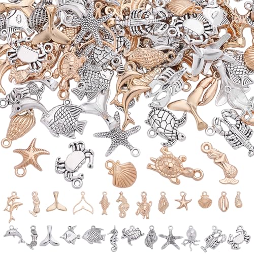 Pendentifs animaux de l'océan PH PandaHall pour la création de colliers
