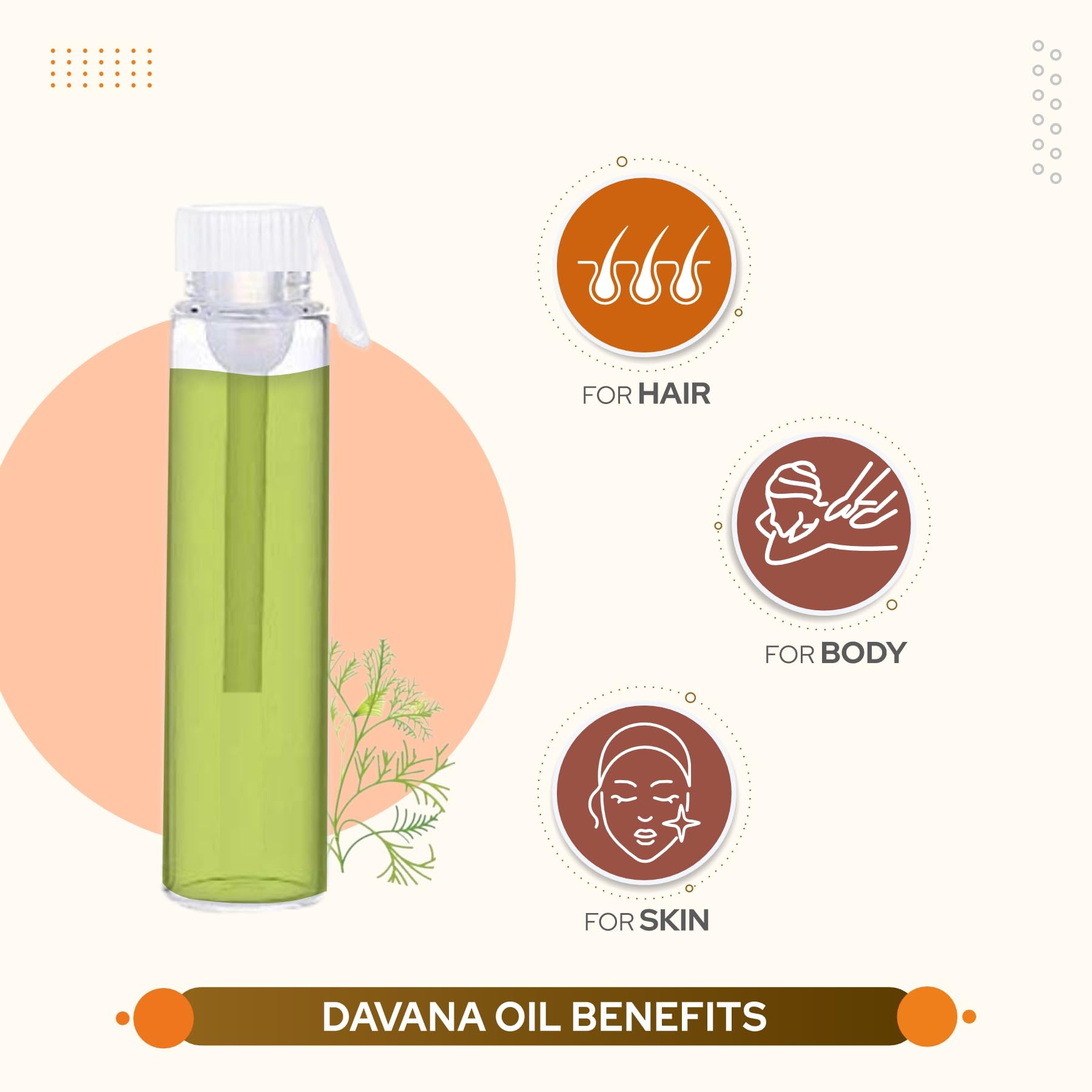 Crysalis Davana (Artemisia Pallens) Oil - 0.03 Fl Oz (3ml) Pack of 1