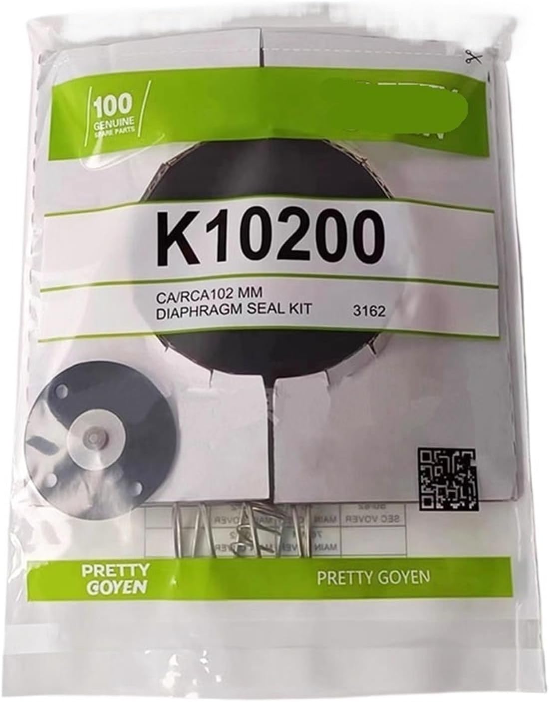 4" CA102MM040 RCA102MM Pulse Valve K10200 DN100 Diaphragm Repair Kit