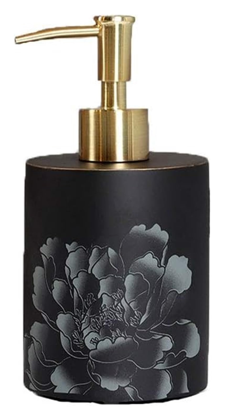 WDSOPK Bathroom accessories Soap Dispenser Hand Sanitizer Bottle Household Essential Press Type Lotion Shampoo Shower Gel Simple and Practical Home & Kitchen, Black