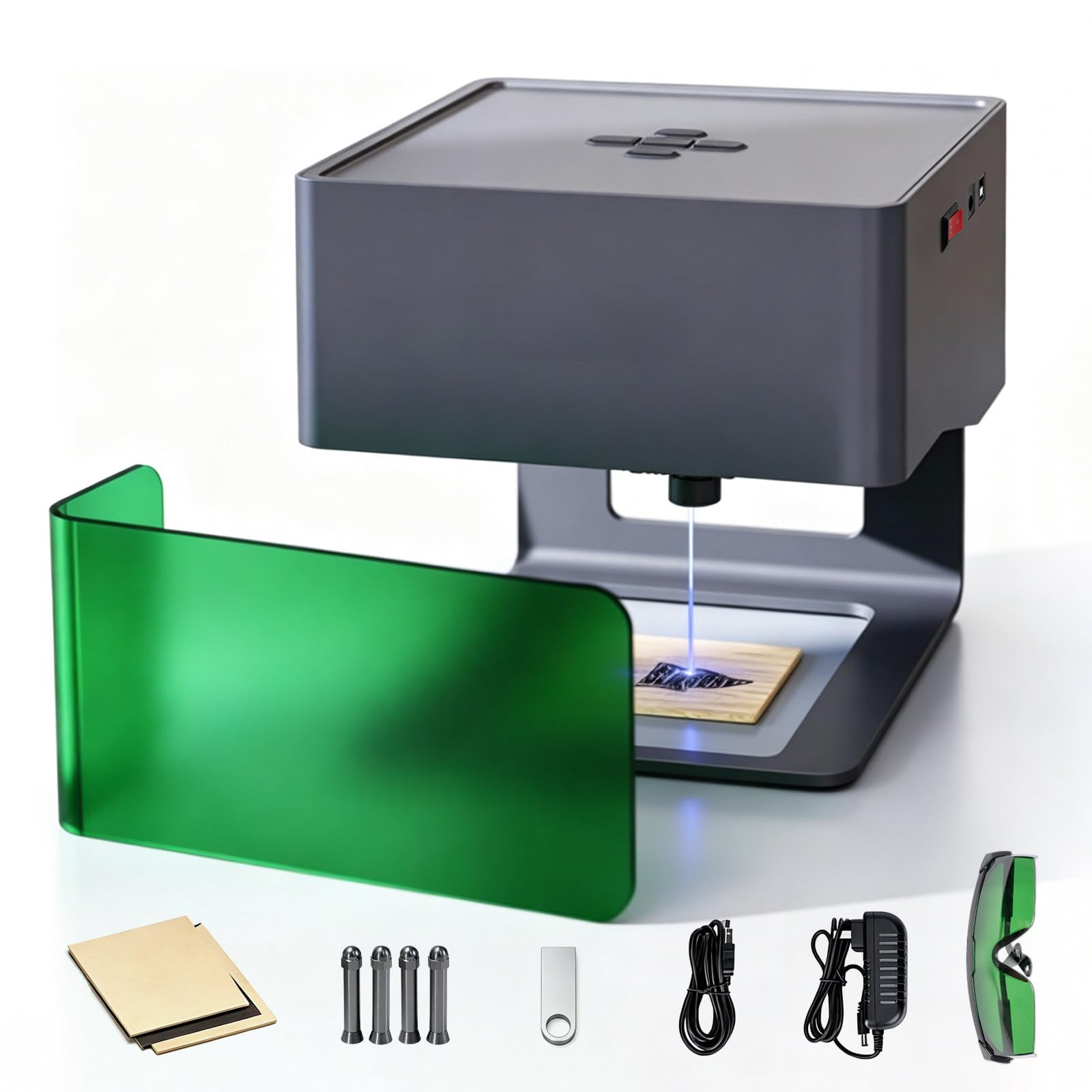 Graveur Laser de Bureau pour Logos, Noms et Étiquettes