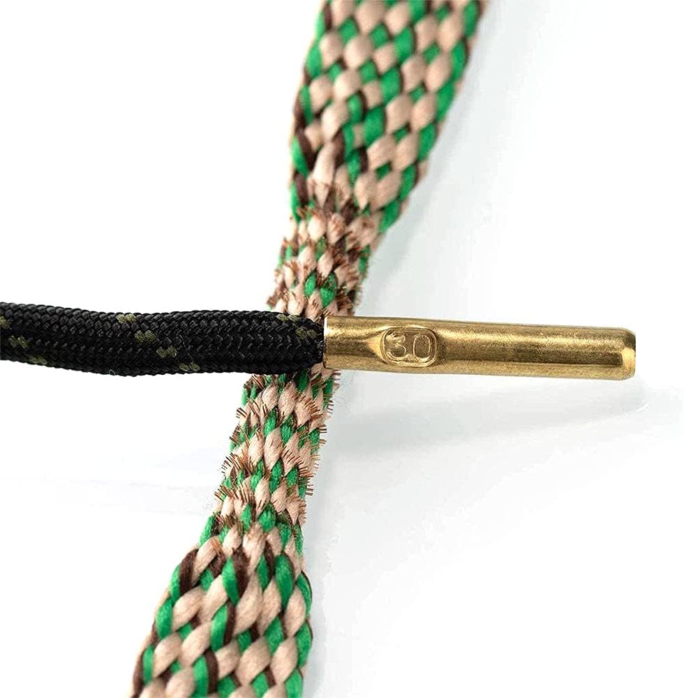 ANCLLO Bore Cleaner .30Cal.308 30-06.300.303 and 7.62mm Barrel Cleaning Cord for Gun Rifle Pistol, Brown, Green, Black - Image 3