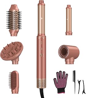 Mythsight StyleVibe 6-in-1 Air Styler with Hair Dryer & Auto-Wrap Curlers | Diffuser, Straightener & Blow Dryer Brush for Fast Drying, Curls, Volume, Smooth Styling and Frizz Control, No Heat Damage