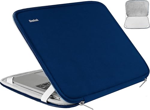 Vista 87 de Funda para laptop de 15.6 pulgadas, duradera a prueba de golpes, funda protectora con tapa, maletín de transporte para computadora, compatible