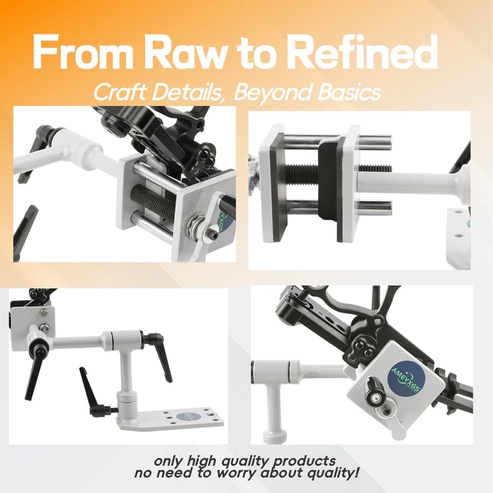 Archery Compound Bow Vise Adjustable Multi-Angle Metal Bow Maintenance Tool for Archers & Hunters