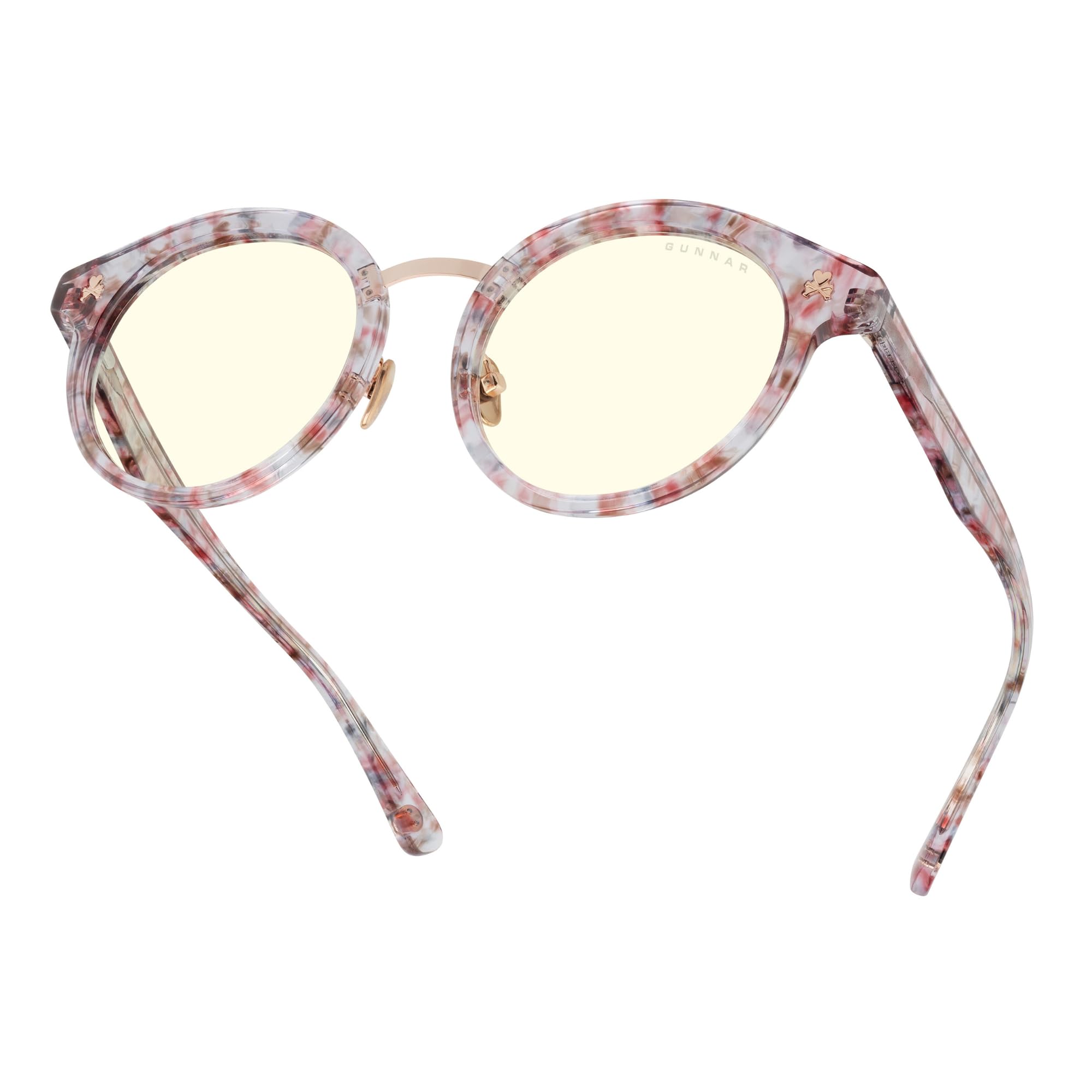 Gunnar x Tokidoki Blaulicht-Brille - Flower Power - Pink - Clear