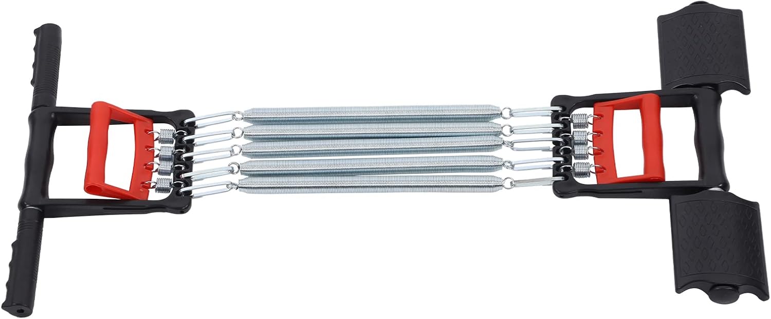 3 in 1 Spring Arm Muscle Exerciser Chest Expander with 5 Springs Fitness Equipment for Home Gym Workout Portable Strength Training Equipment for Men Women