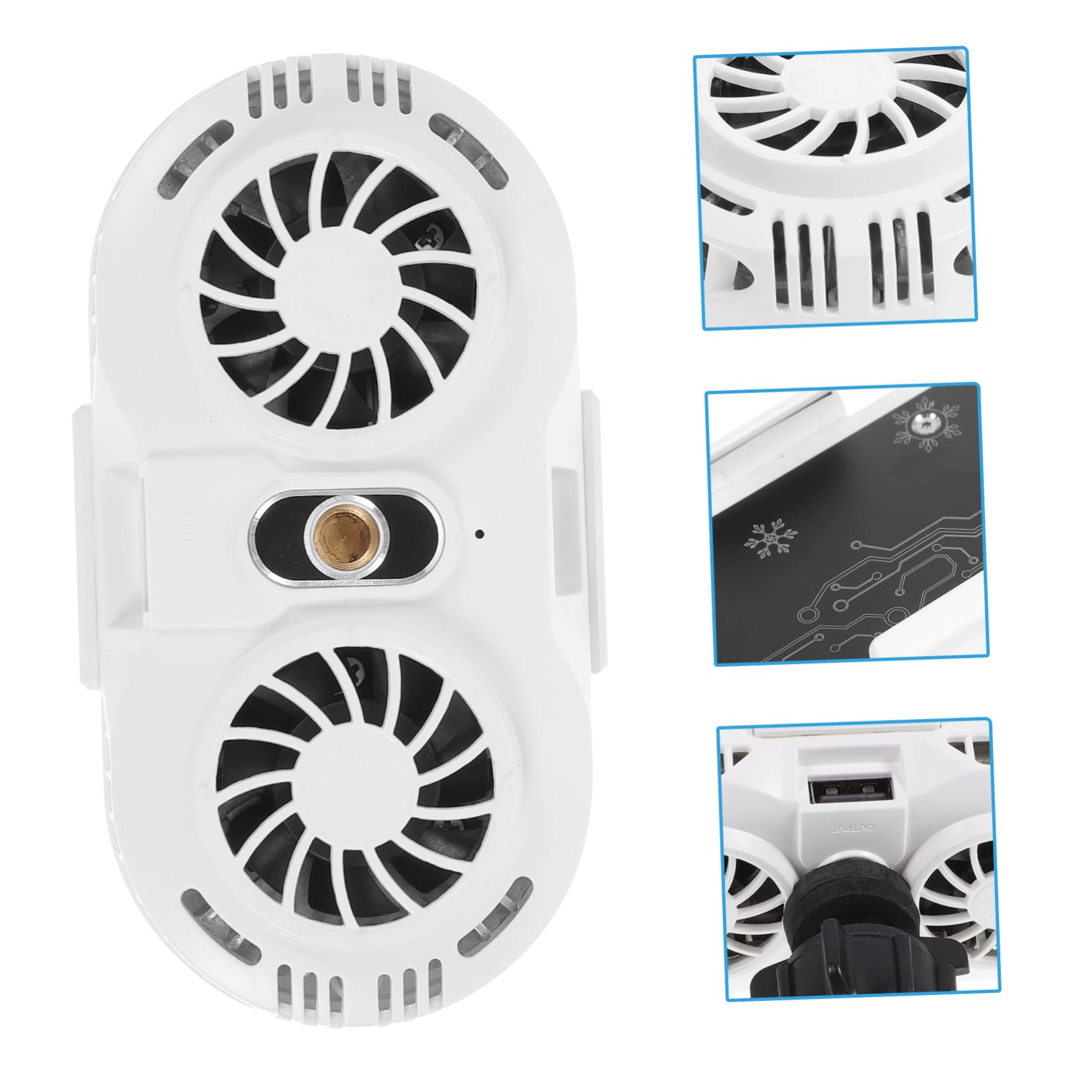 Radiador Ultra Silencioso Para Teléfono Móvil Disipador De Led Ventilador De Enfriamiento De Ventiladores Para Teléfono Celular Para Uso o Trabajo Pesado