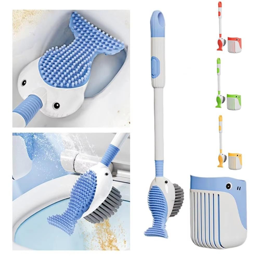 Toilettenbürste Mit Behälter Und Wandmontage