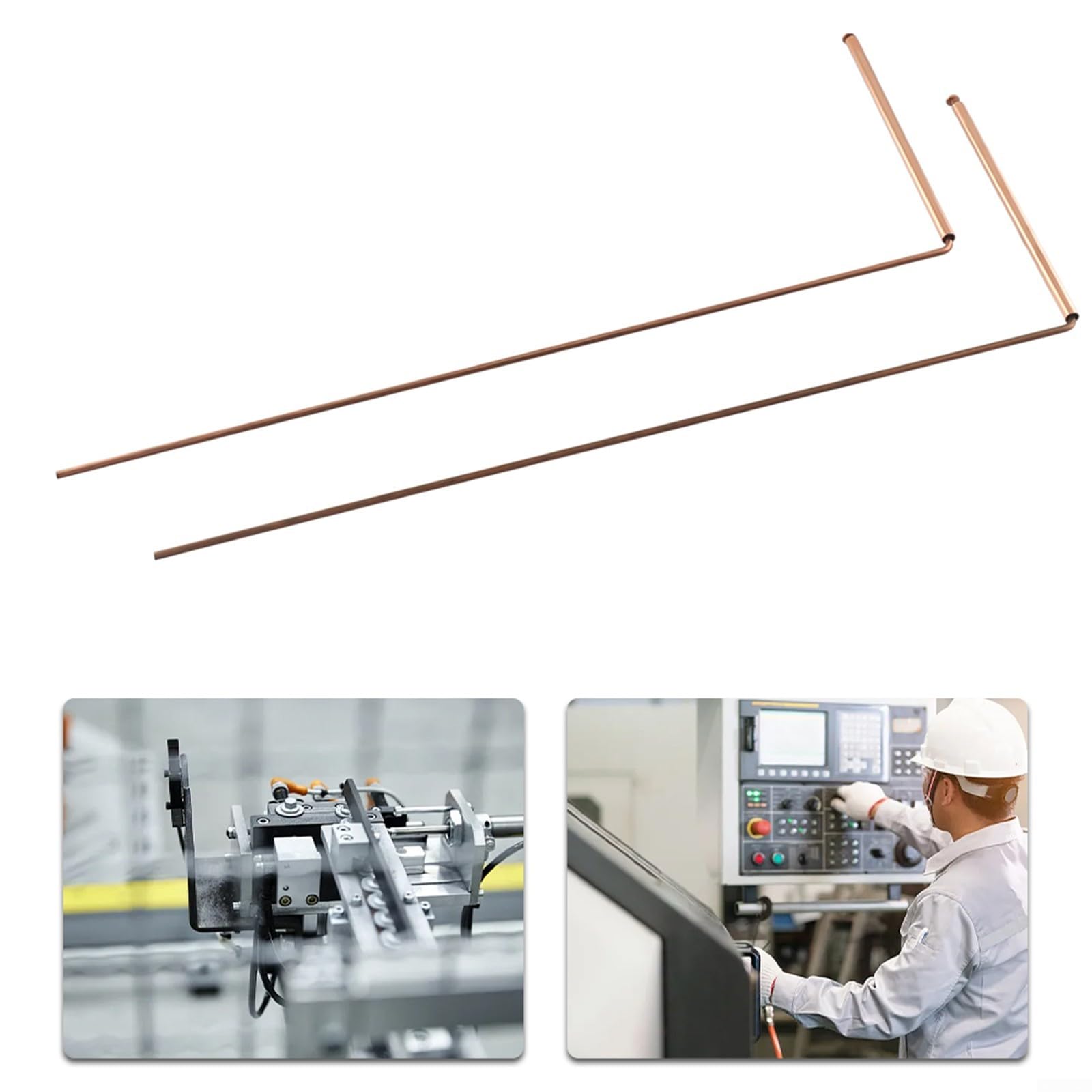 Copper Dowsing Rods - 99.9% Pure Copper 2PCS Divining Rods - For Ghost Hunting Tools, Divining Water, Treasure, Buried Items Etc - 36 - View #11