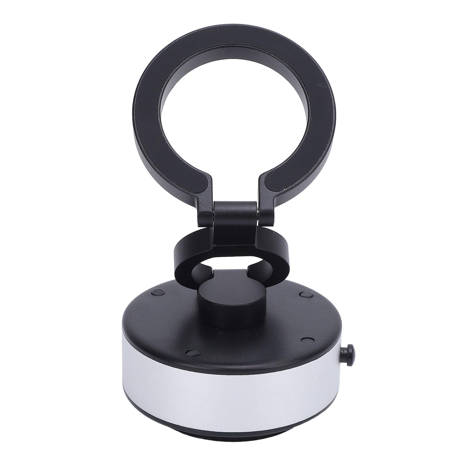 Cryfokt Supporto Magnetico Elettrico per Telefono da Auto, Girevole a 360 Gradi, Supporto a Ventosa, da Tavolo Pieghevole con Braccio a 3 Sezioni per Cruscotto, Forte Presa Magnetica (SILVER)