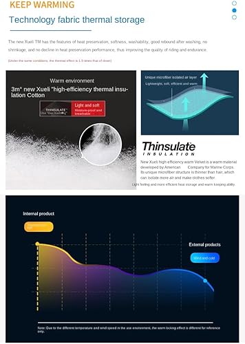 Miniatura 4 de Calentador de cuello impermeable para motocicleta, bufanda térmica de invierno, máscara facial resistente al viento, pasamontañas de ciclismo para