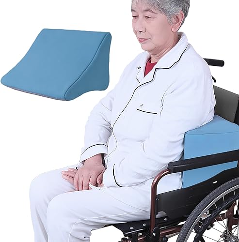 Cojín de apoyo lateral para silla de ruedas, protectores laterales para silla de ruedas, almohada de cuña de estabilidad multifuncional para mayor