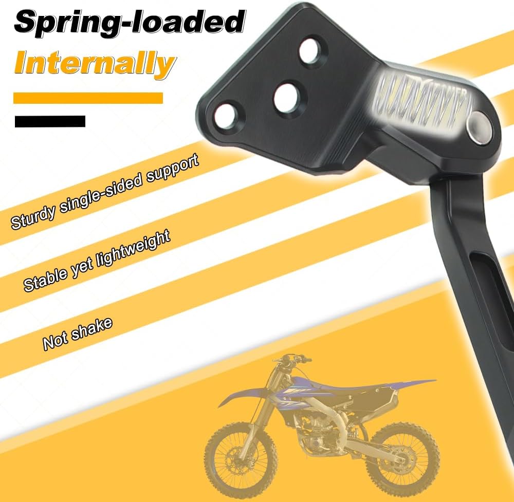 Dirt Bike Kickstand Fit for YZ250F/YZ450F 2014-2026, Motorcycle Foot Side Stand Support