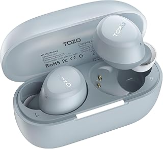 【2026年アップグレード版】TOZO ワイヤレスイヤホン Bluetooth イヤホン A1 小型 軽量 クリアサウンド 最大32時間再生 通話時ノイズリダクション（ENC）マイク内蔵 IPX5防水 スポーツ 通勤 通学 WEB会議対応 アプリ対応 カスタムEQ 音質カスタマイズ可能（ブルー