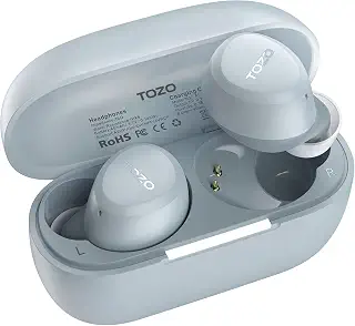 【2026年アップグレード版】TOZO ワイヤレスイヤホン Bluetooth イヤホン A1 小型 軽量 クリアサウンド 最大32時間再生 通話時ノイズリダクション（ENC）マイク内蔵 IPX5防水 スポーツ 通勤 通学 WEB会議対応 アプリ対応 カスタムEQ 音質カスタマイズ可能（ブルー