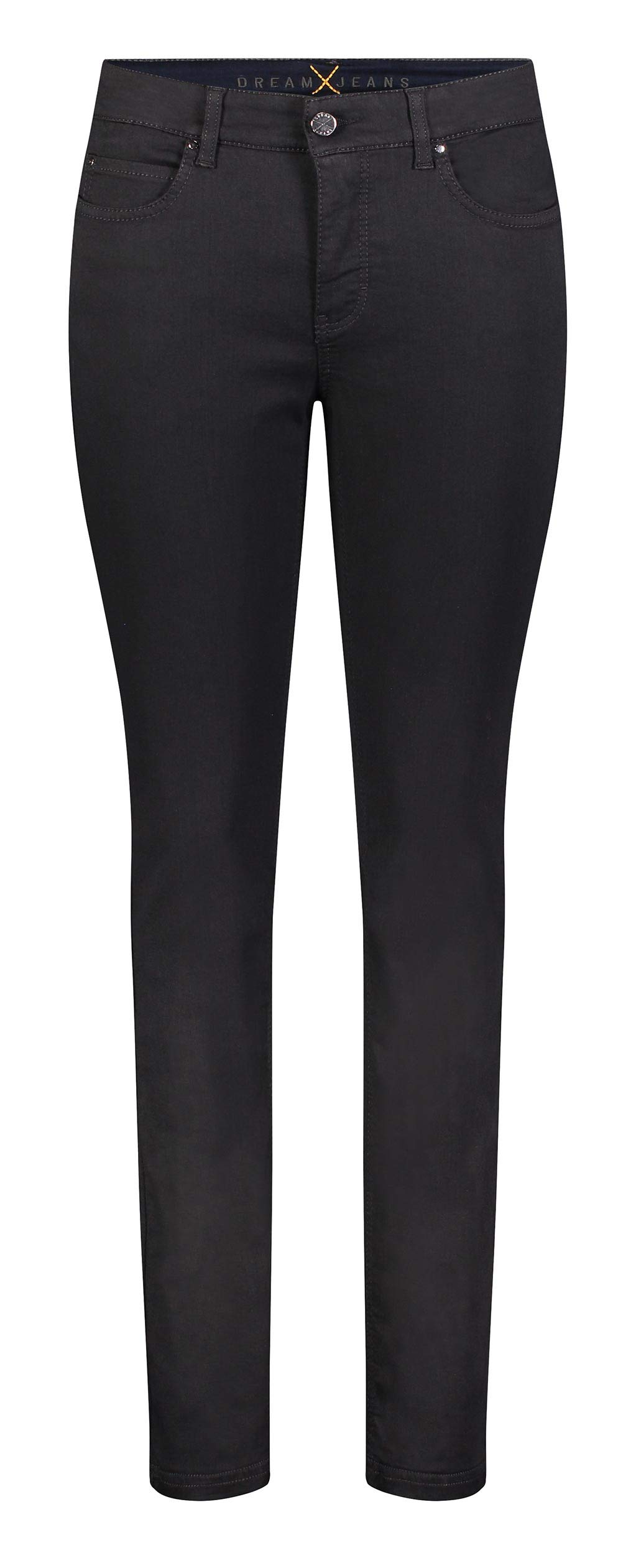 MAC Women's Dream Skinny Straight Jeans, Black (Black D999), W36/L32 (Manufacturer Size: 36/32)