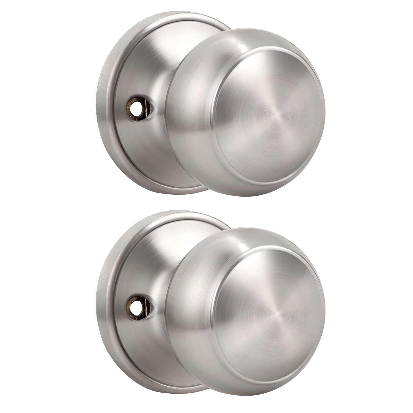 Dummy Door Knobs - Satin Nickel Pack of 4 -22