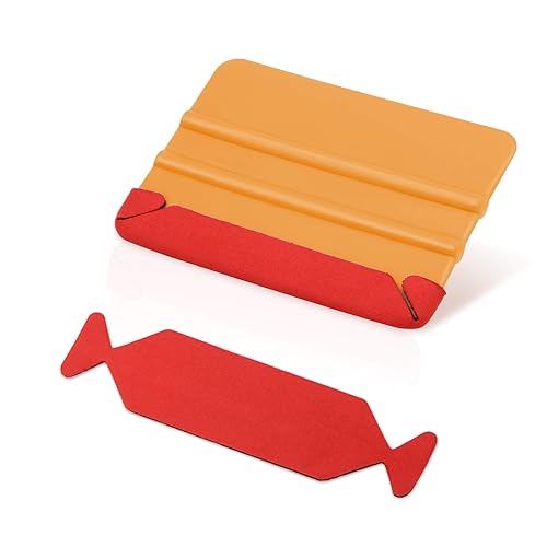 Miniatura 4 de EHDIS Cinta pulidora de vinilo para escobilla de goma de fieltro, fieltro de microfibra autoadhesiva precortada para herramienta de aplicación de