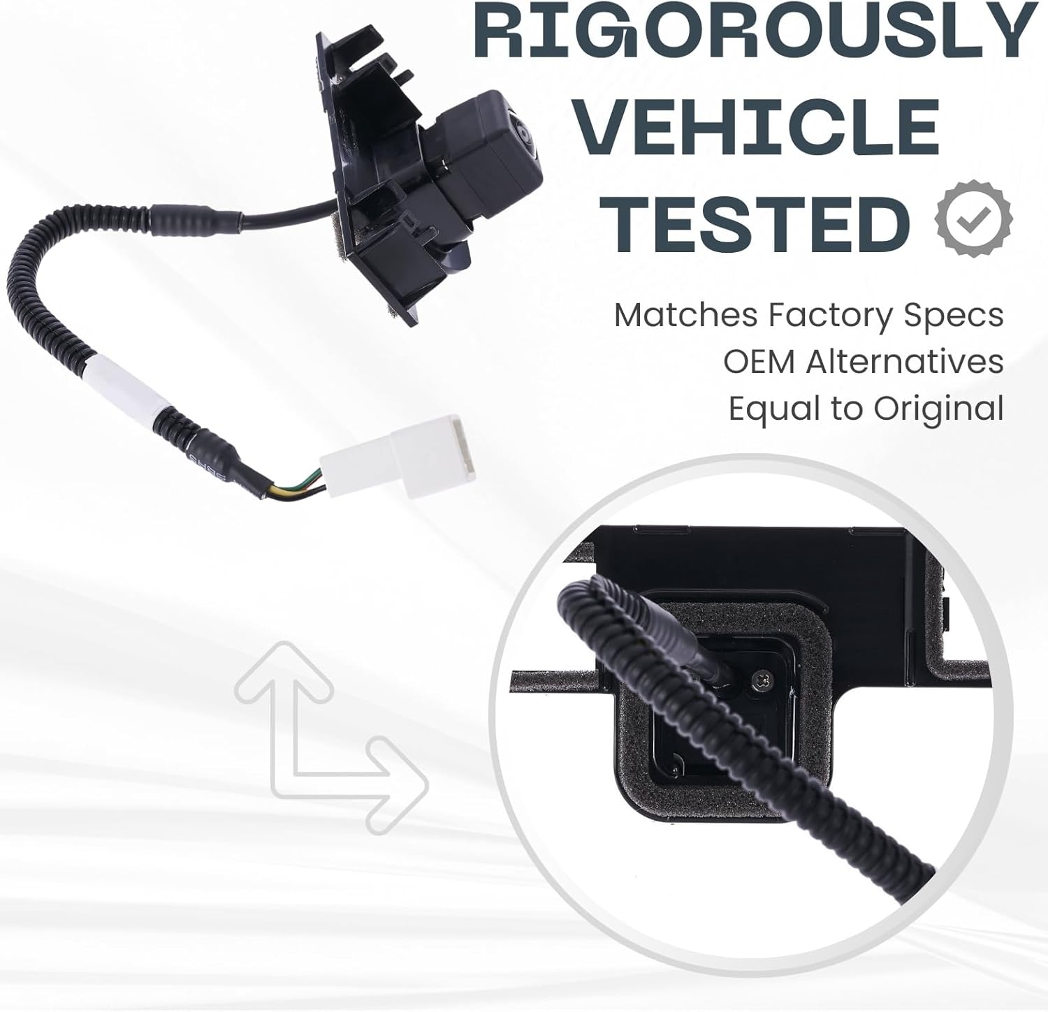 Backup Camera Replaces for 2011-2014 Toyota Sienna OE Part # 86790-45040