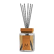 MUHA’ | Profumatore per ambiente Perfume Diffuser, Fragranza Cedro e Bergamotto, Diffusore Ambiente con Bastoncini, Formato da 200 ml