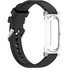 Band&Case Compatible with Google Fitbit Air Smartwatch, Breathable Wristband Replacement Strap Strap for Google Fitbit Air