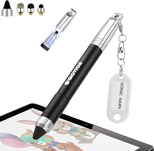 Lápiz capacitivo para iPad iPhone con tapa magnética, pantallas táctiles para tabletas de niños, todos los dispositivos de pantalla táctil, color