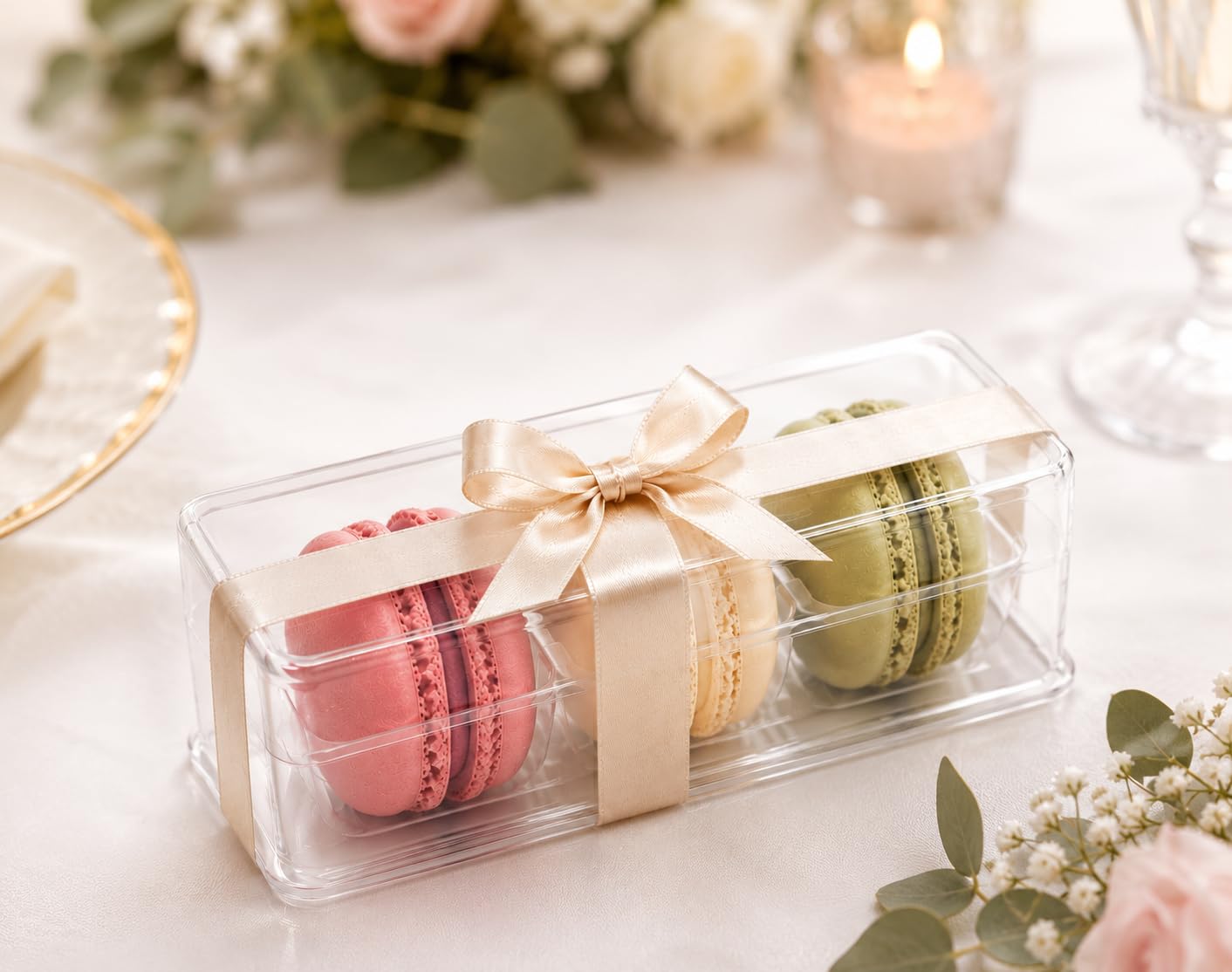 Amazon.co.jp: Pastry Chef's Boutique クリアマカロンパッケージ