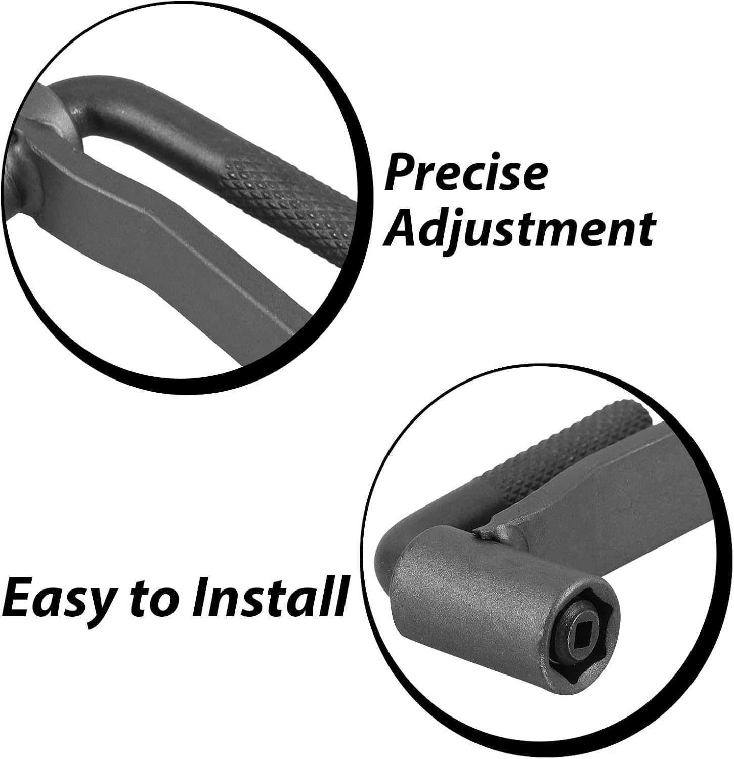 Valve Design Tool Motorcycle Screw Engine Adjustment Steel Wrench Compatible with Maintenance and Black Sturdy Models