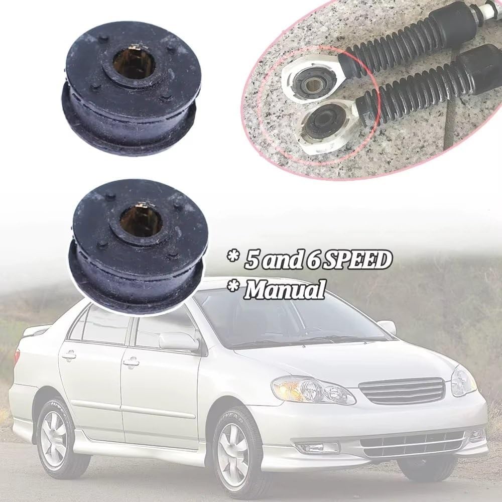 Car Control Cable Compatible With Toyota For Corolla 2004 Manual Gear Shifter Shift Cable Repair Kit Gear Shift Lever Linkage Shifter Bushings 5 And 6 SPEED