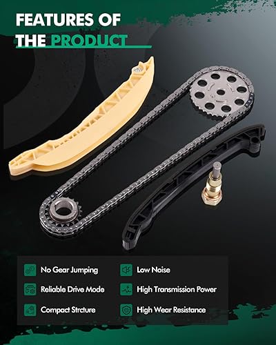 Miniatura 5 de SCITOO Kit de cadena de distribución del motor - 9-4800S, TK825Y para ford Courier Fiesta Ka Ikon 1.6L