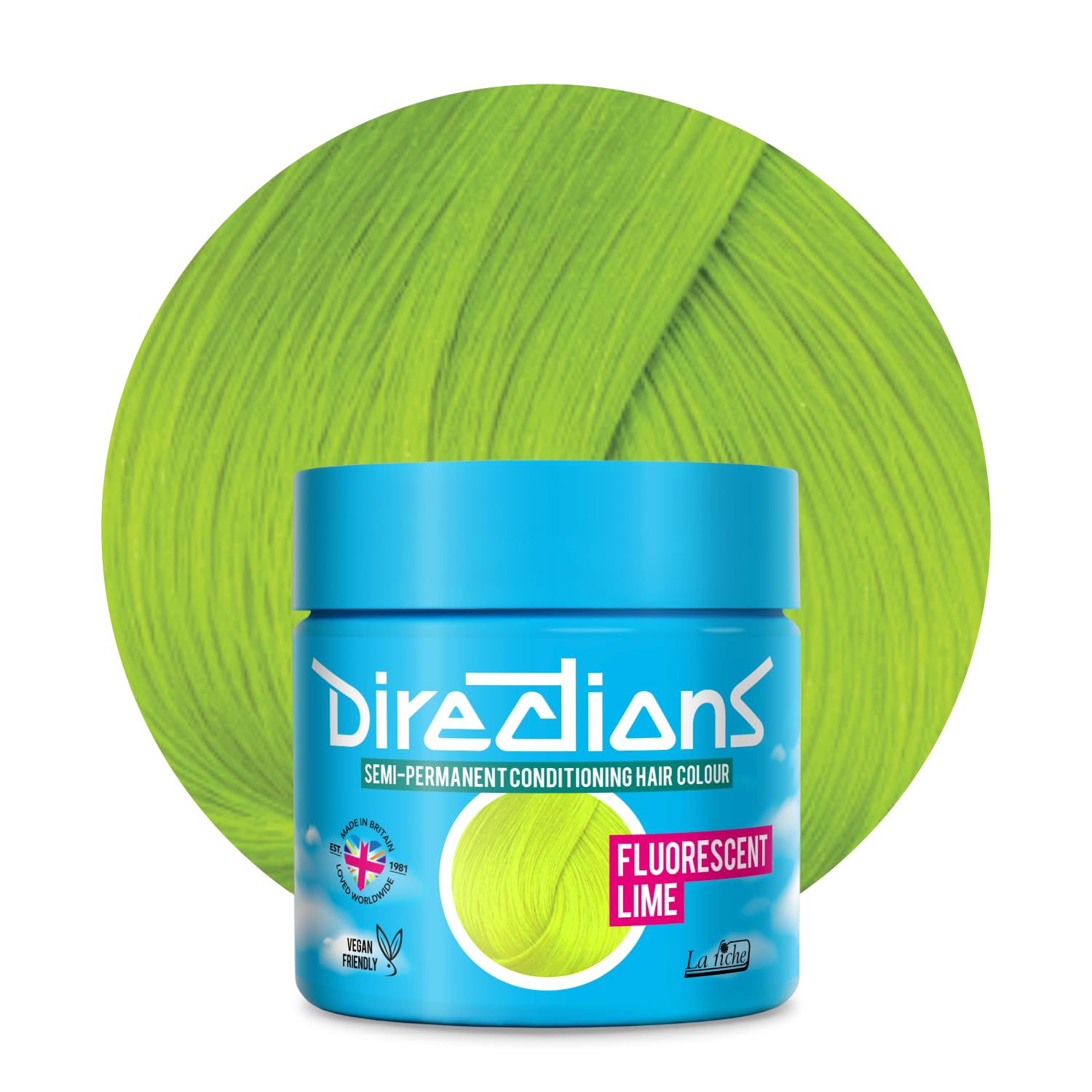 【未開封】Directions Fluorescent Lime Amazon.com : New La Riche Directions Semi-Permanent Hair Color